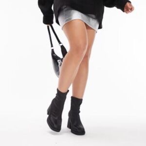 Topshop Black Ankle Boots